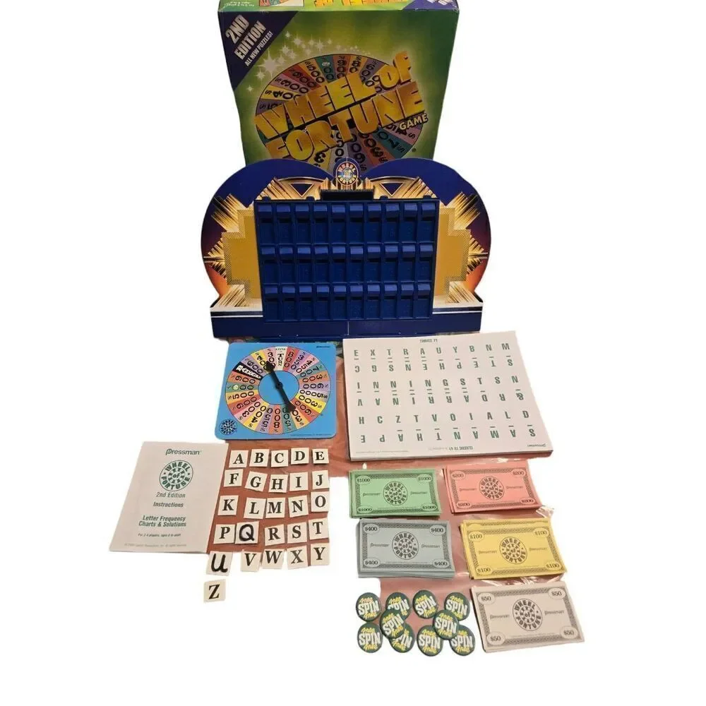 Wheel Of Fortune 2nd Edition Pressman 2005 Family Game